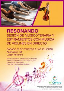 Taller de estiramientos con música Las Rozas