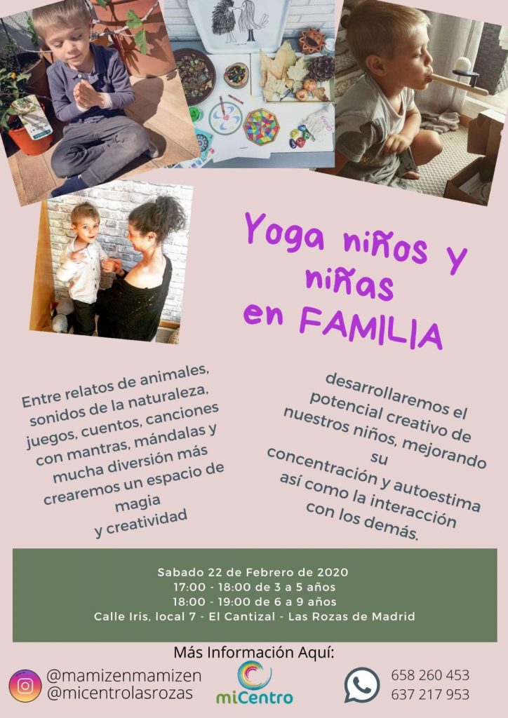 Yoga niños y niñas Las Rozas 