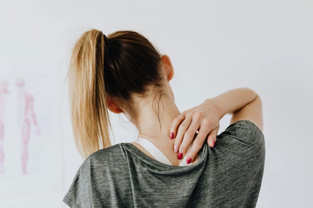 Mujer con dolor de espalda